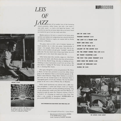 Arthur Lyman / アーサー・ライマン / Leis Of Jazz (NLP5503) JPN NORMA Reissue