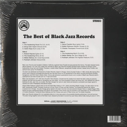 V.A. - The Best Of Black Jazz Records 1971-76 (SJR LP592) 2026 UK Soul Jazz Records｜新品LP back