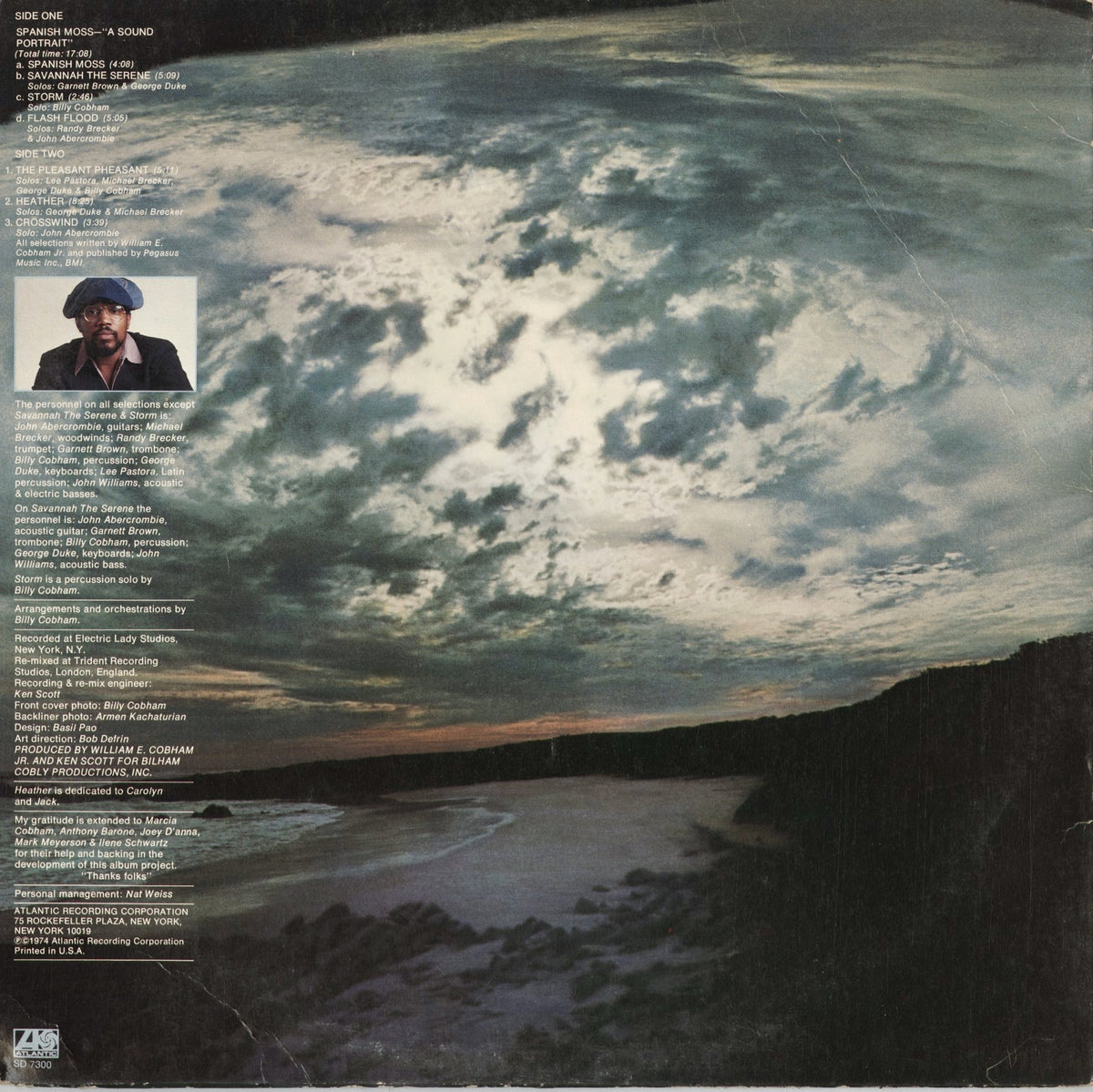 Billy Cobham - Crosswinds (SD 7300) 1974 US Atlantic｜中古LP
