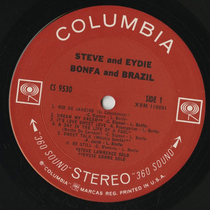 Steve & Eydie / スティーヴ＆イーディー / Bonfa & Brazil (CS 9530)