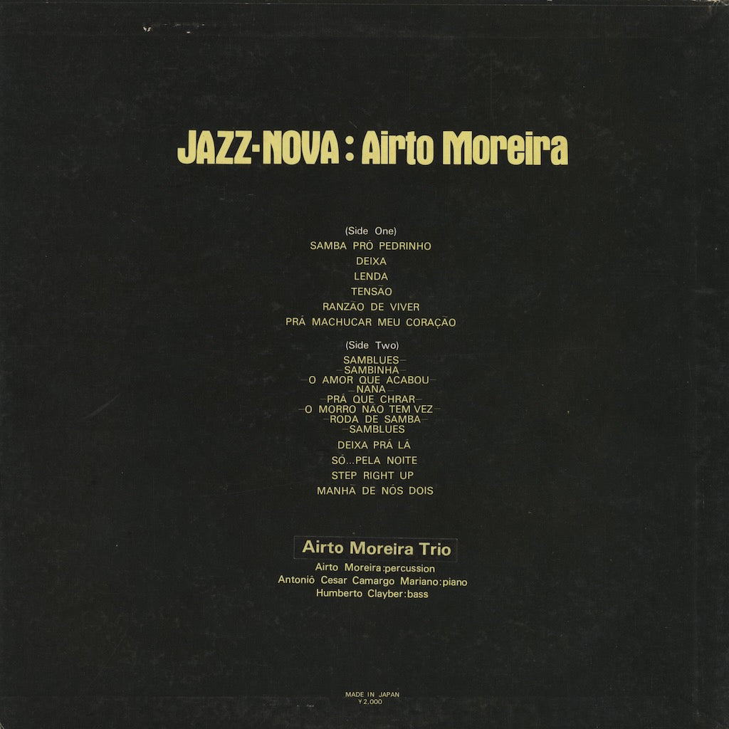 Airto Moreira Trio / アイアート・モレイラ / Jazz-Nova :Airto Moreira (SR 3163)