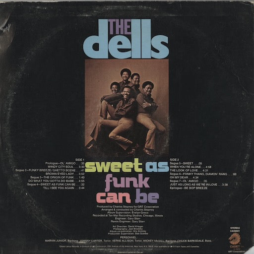 The Dells - Sweet As Funk Can Be (CA50021) LP 1972 US Cadet｜中古LP