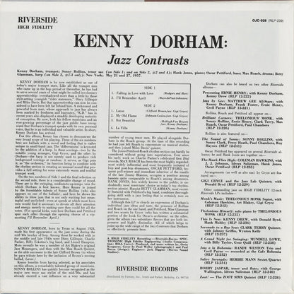 Kenny Dorham / ケニー・ドーハム / Jazz Contrasts (OJC-028)