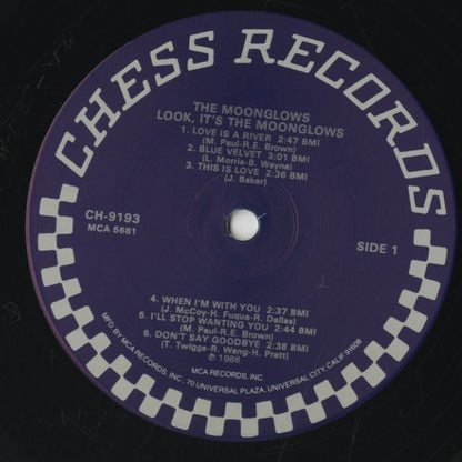 The Moonglows / ムーングロウズ / Look, It's The Moonglows (CH-9193)