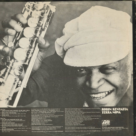 Robin Kenyatta - Terra Nova (SD1644) 1973 US Atlantic｜中古LP