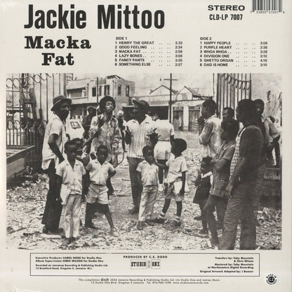 Jackie Mittoo / ジャッキー・ミットゥー / Macka Fat (CLD-LP 7007)