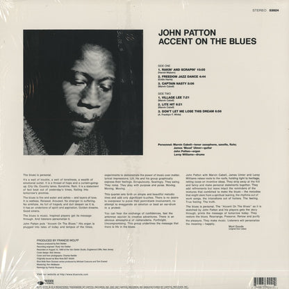 John Patton / ジョン・パットン / Accent On The Blues (B1 7243 8 53924 1 2)