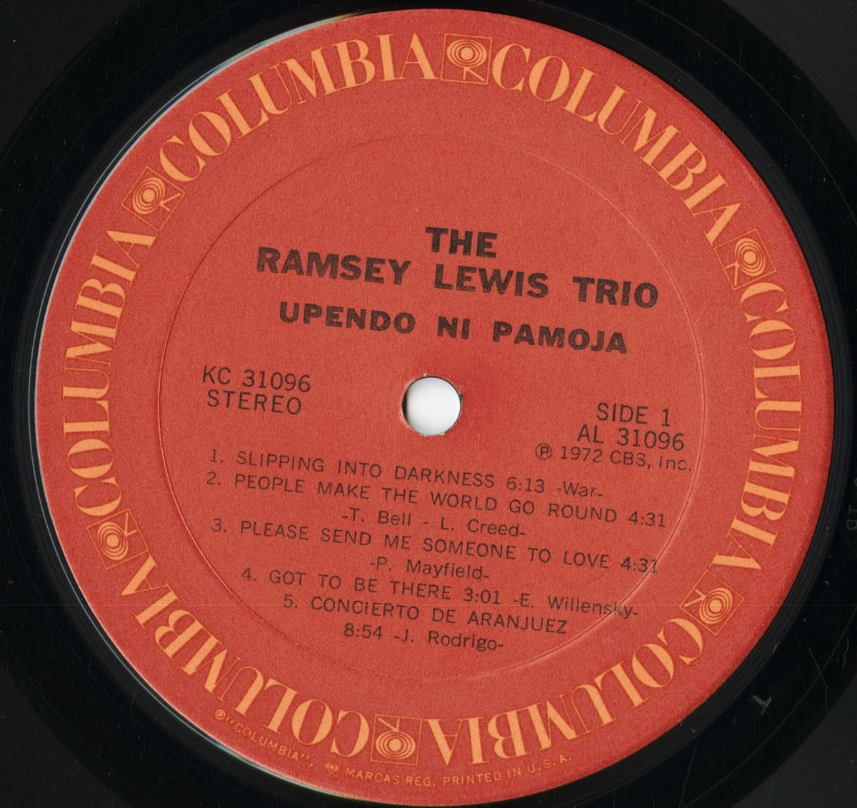 Ramsey Lewis – Upendo Ni Pamoja (KC 31096) 1972 US Columbia | 中古LP