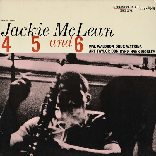 Jackie McLean / ジャッキー・マクリーン / 4, 5 and 6 (OJC-056)