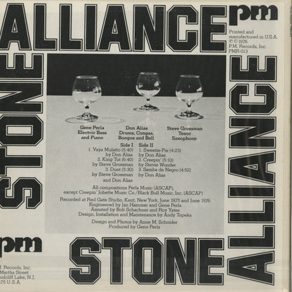 Stone Alliance / ストーン・アライアンス (1976) (PMR-013)