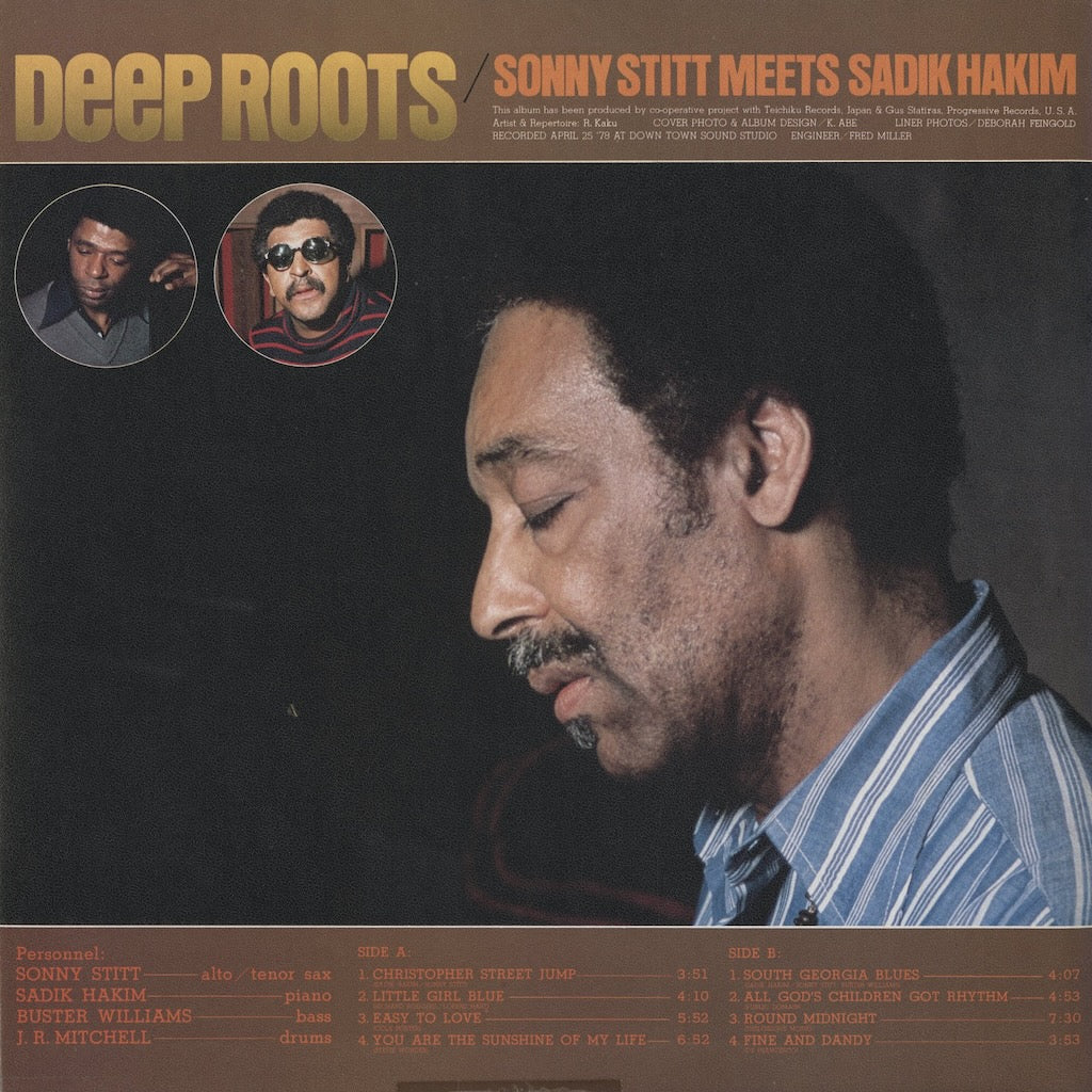 Sonny Stitt Meets Sadik Hakim - Deep Roots (KUX-96-G) LP 1978 JPN Progressive｜中古LP
