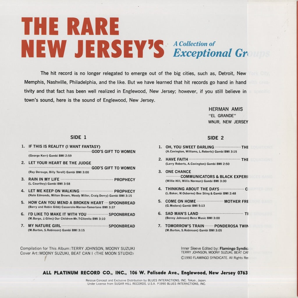 V.A./ The Rare New Jersey's - A Collection of Exceptional Group (PLP6532)