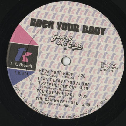 George McCrae / ジョージ・マクレー / Rock Your Baby (TK501)
