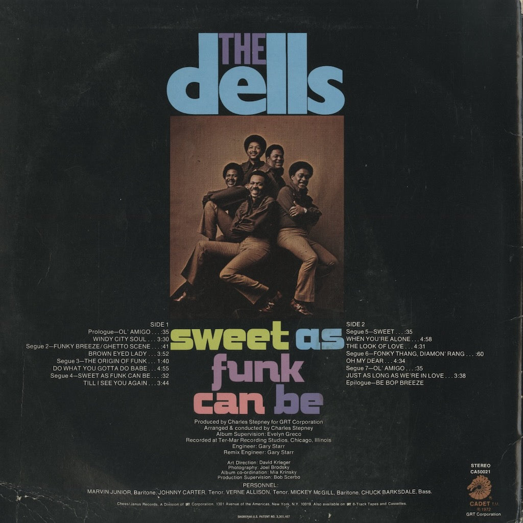 The Dells / デルズ / Sweet As Funk Can Be (CA50021)