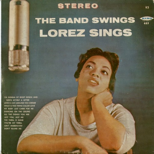Lorez Alexandria - The Band Swings - Lorez Sings (657) LP 1959 US King Records｜中古LP