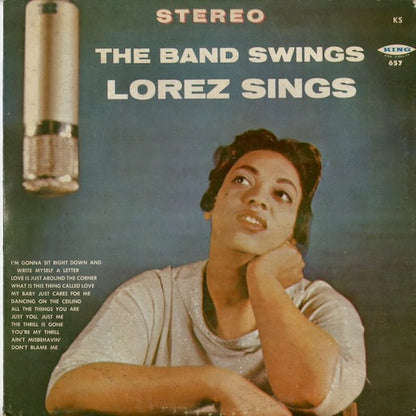Lorez Alexandria - The Band Swings - Lorez Sings (657) LP 1959 US King Records｜中古LP