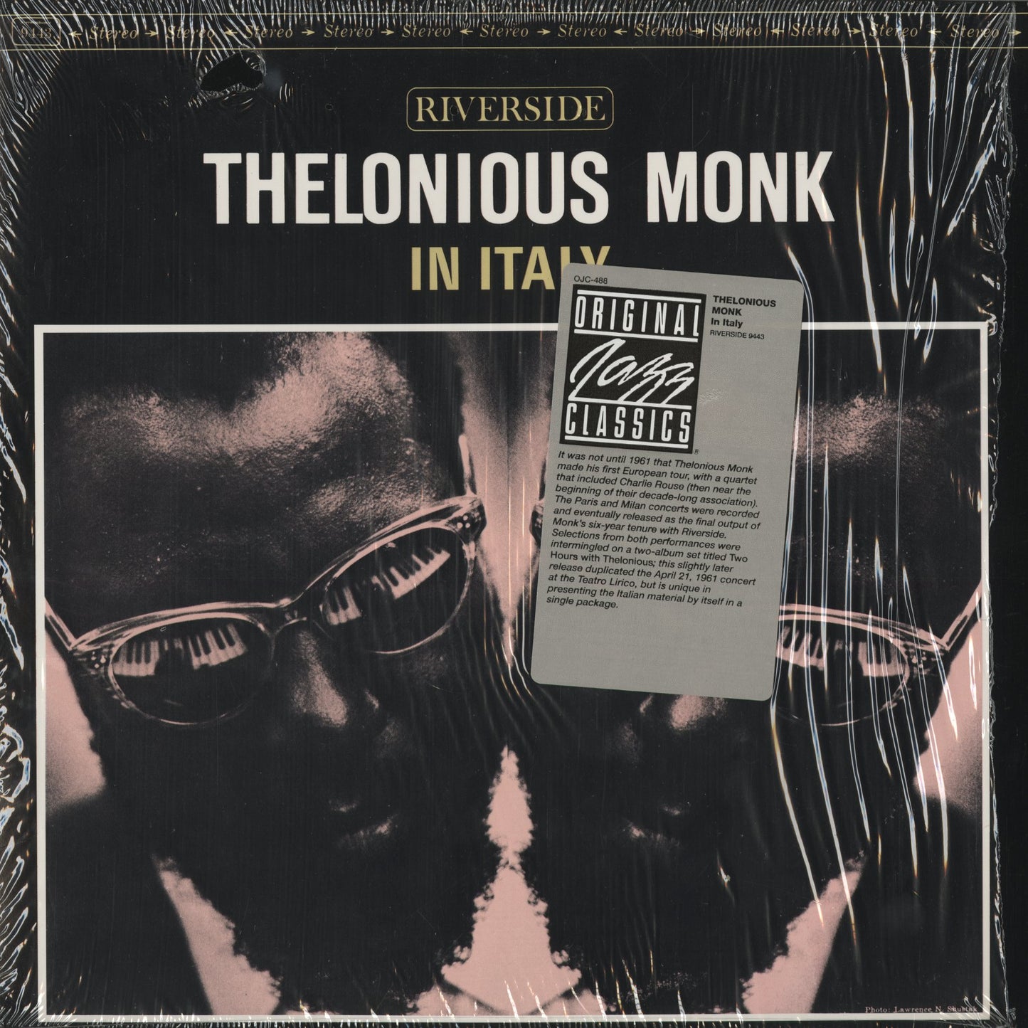 Thelonious Monk - In Italy (OJC-488) 1990 US Riverside Records｜中古LP セロニアス・モンク