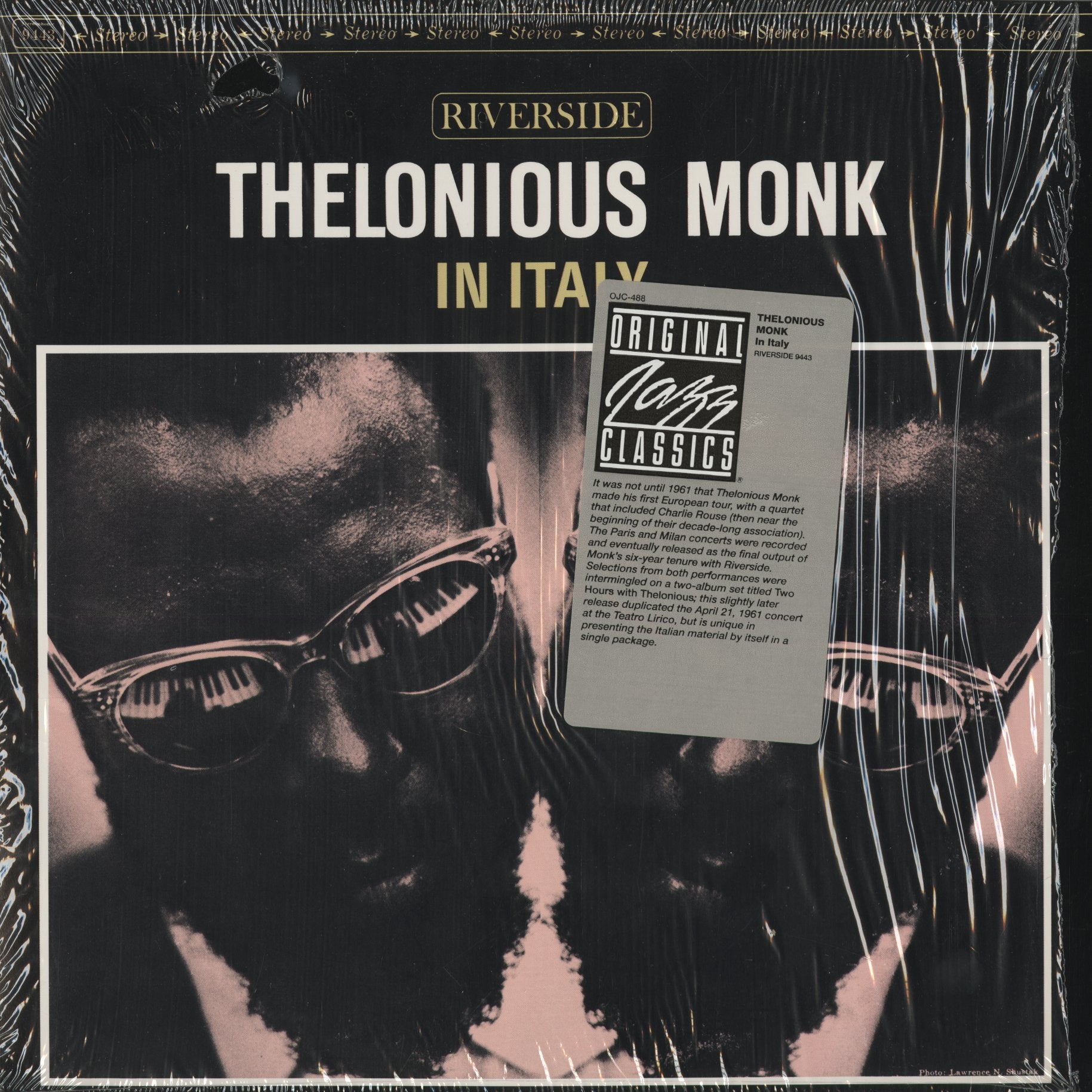 Thelonious Monk - In Italy (OJC-488) 1990 US Riverside Records｜中古LP セロニアス・モンク