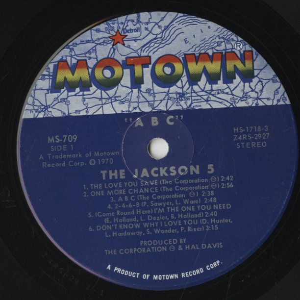 Jackson 5 / ジャクソン・ファイヴ / ABC (MS709)