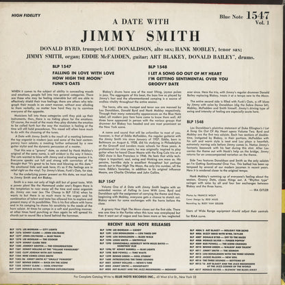 Jimmy Smith / ジミー・スミス / A Date With Jimmy Smith (BLP1547)