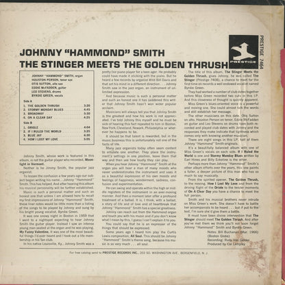 Johnny Hammond Smith / ジョニー・ハモンド・スミス / The Stinger Meets The Golden Thrush (PR 7464)