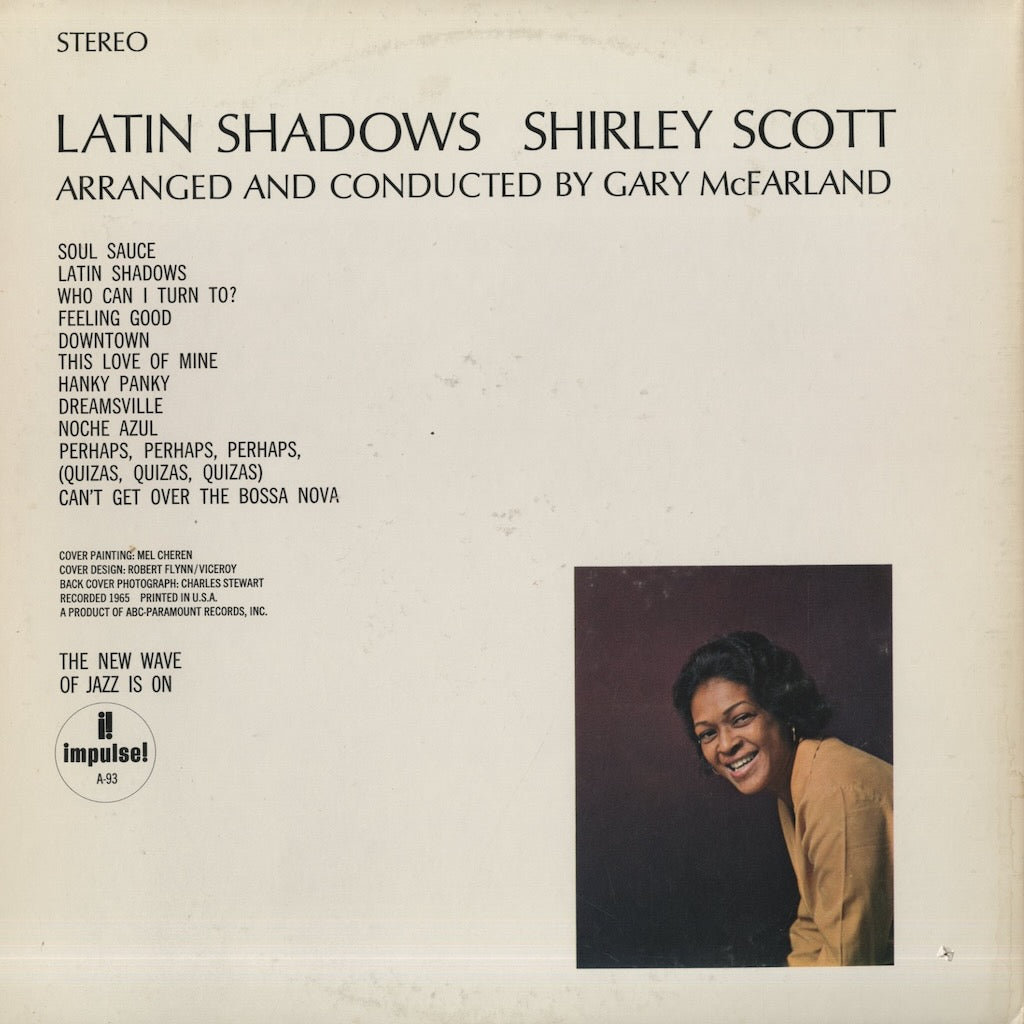 Shirley Scott / シャーリー・スコット / Latin Shadows (AS-93)