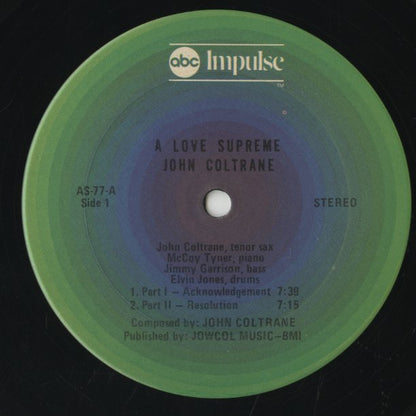 John Coltrane / ジョン・コルトレーン / A Love Supreme (A-77)