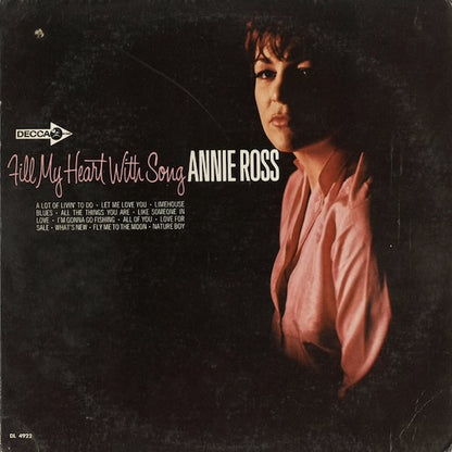 Annie Ross - Fill My Heart With Song (DL 4922) 1968 US Decca｜中古LP アニー・ロス