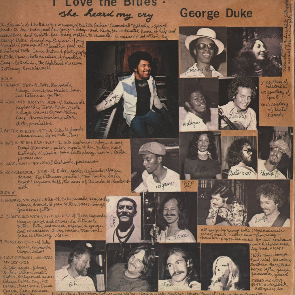 George Duke / ジョージ・デューク / I Love The Blues, She Heard My Cry (MC25671)