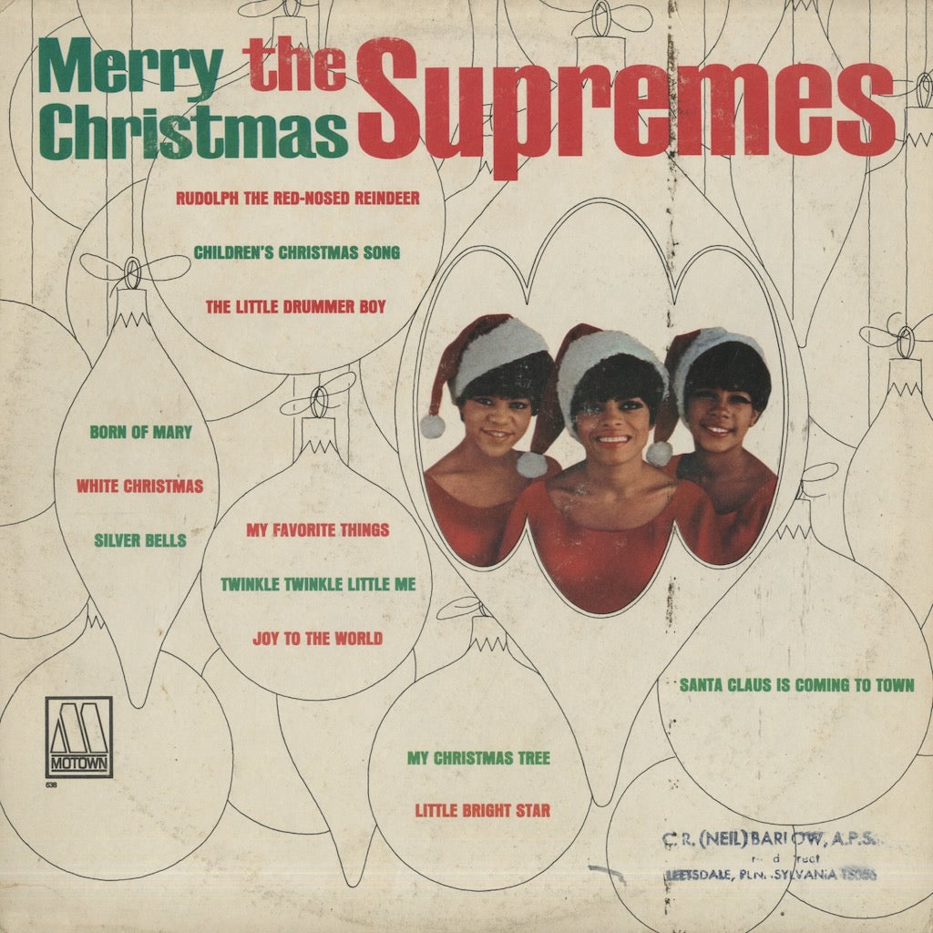 The Supremes / シュプリームス / Merry Christmas (MT 638)
