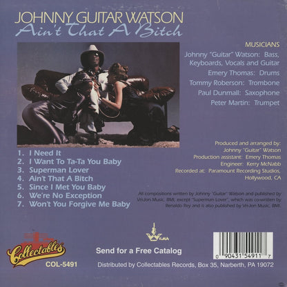 Johnny Guitar Watson / ジョニー・ギター・ワトソン / Ain't That A Bitch (COL-5491)