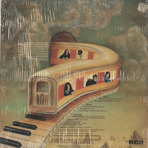 Brian Auger – Straight Ahead (APL1-0454) LP 1974 US RCA | 中古LP