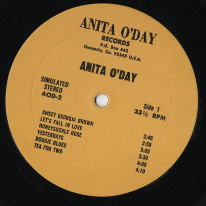 Anita O'Day / アニタ・オデイ / Once Upon A Summertime (AOD-2)