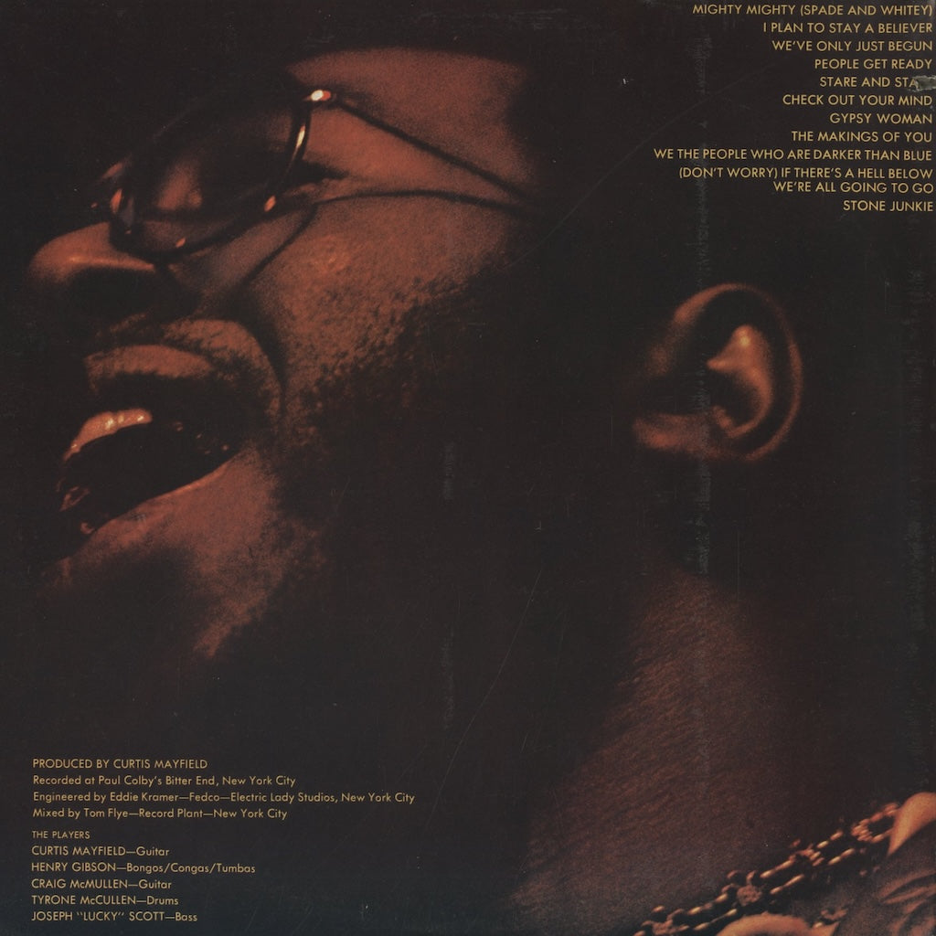 Curtis Mayfield / カーティス・メイフィールド / Curtis/Live (CRS8008)