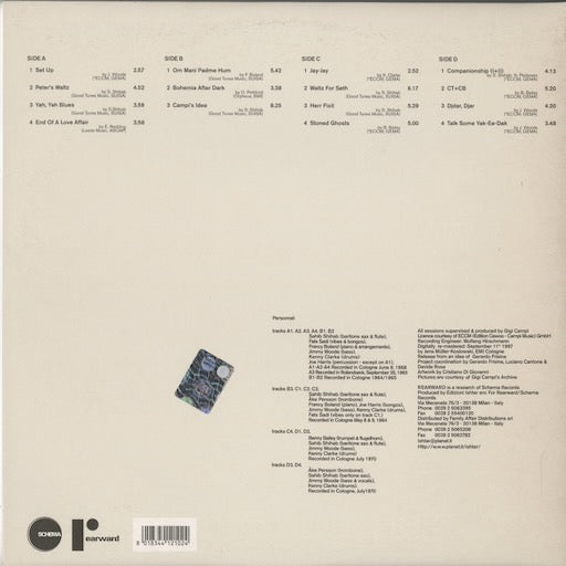 Sahib Shihab - And All Those Cats (RW102 2LP) LP 1997 ITA Rearward｜中古LP