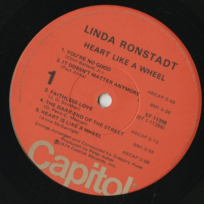 Linda Ronstadt / リンダ・ロンシュタット / Heart Like A Wheel (ST-11358)