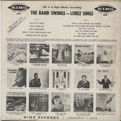 Lorez Alexandria - The Band Swings - Lorez Sings (657) LP 1959 US King Records｜中古LP