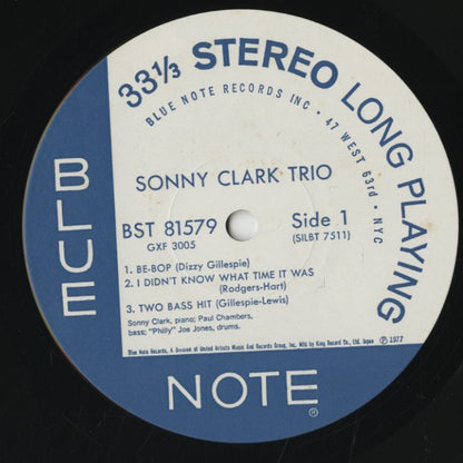Sonny Clark / ソニー・クラーク / Sonny Clark Trio (GXF 3005)