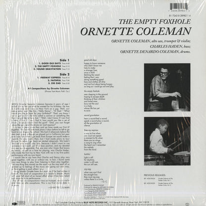 Ornette Coleman / オーネット・コールマン / The Empty Foxhole (B1-28982)