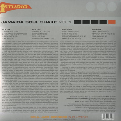 Sound Dimension / サウンド・ディメンション / Jamaica Soul Shake Vol.1 -2LP (SJR LP 127)