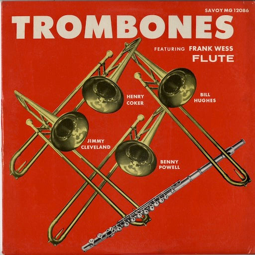 Frank Wess - Trombones (MG 12086) LP 1956 US Savoy｜中古LP