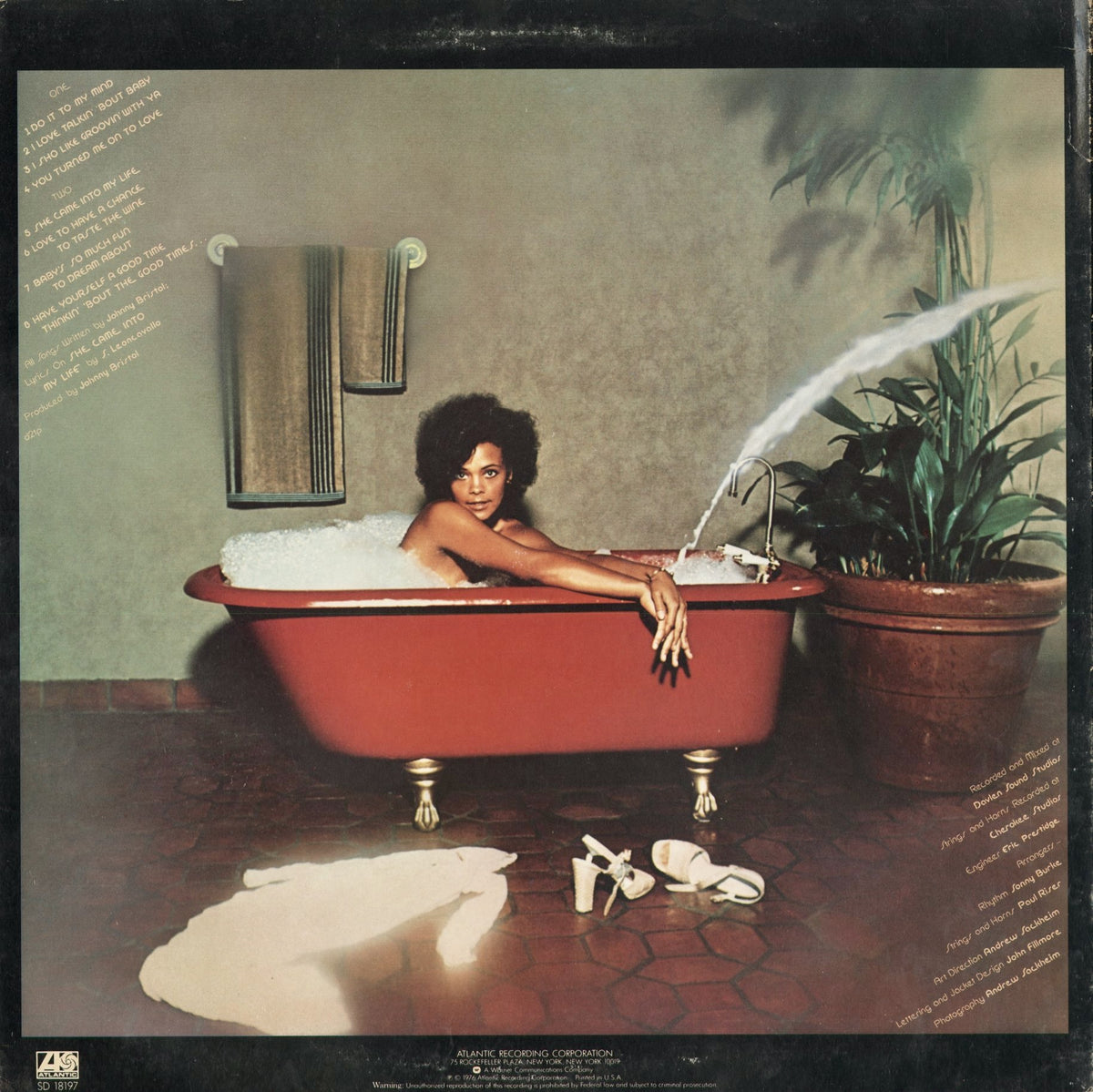 Johnny Bristol – Bristol's Creme (SD 18197) 1976 US Atlantic｜中古LP