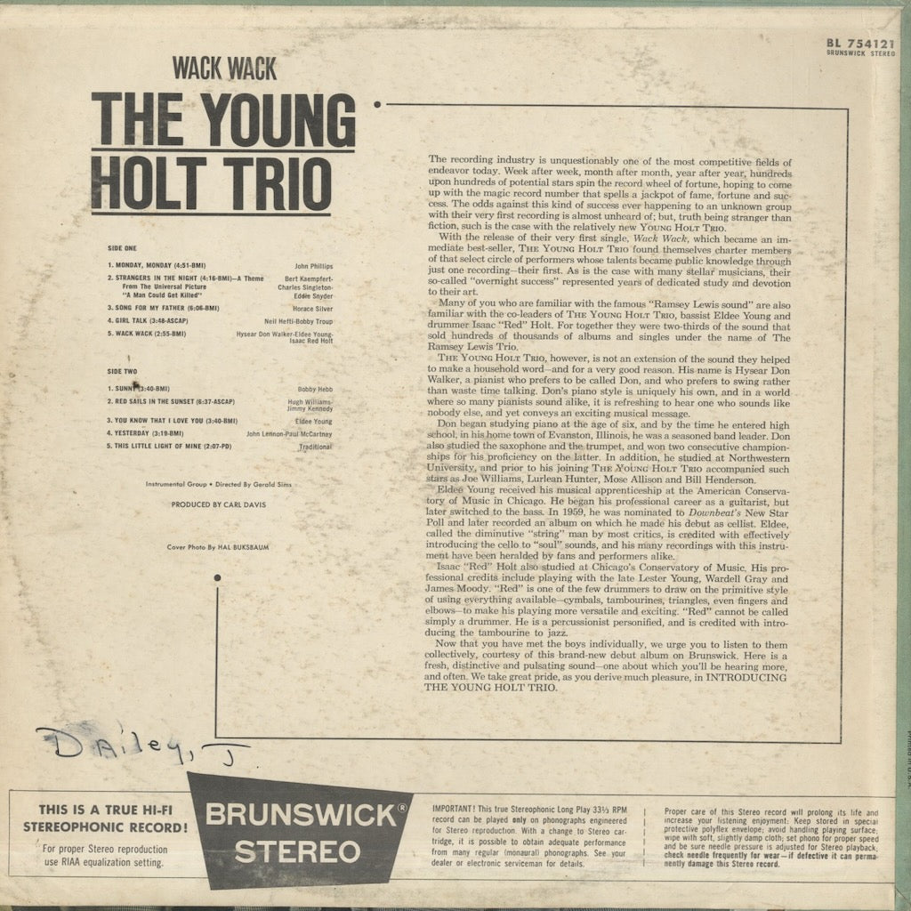 □1968年 US盤 オリジナル THE YOUNG-HOLT UNLIMITED / SOULFUL STRUT