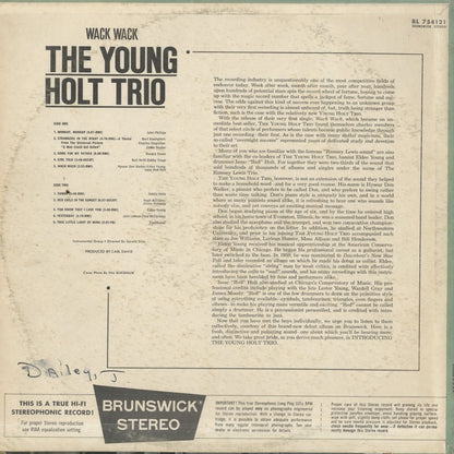 The Young Holt Trio / ヤング・ホルト・トリオ / Wack Wack (BL 754121)