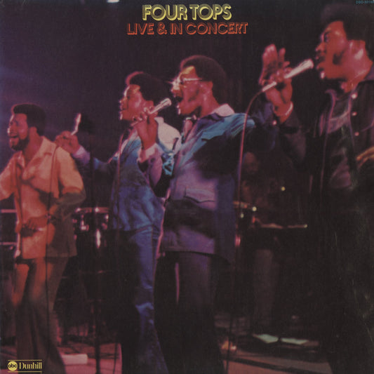 Four Tops - Live & In Concert (DSD-50188) 1974 US ABC｜中古LP フォートップス
