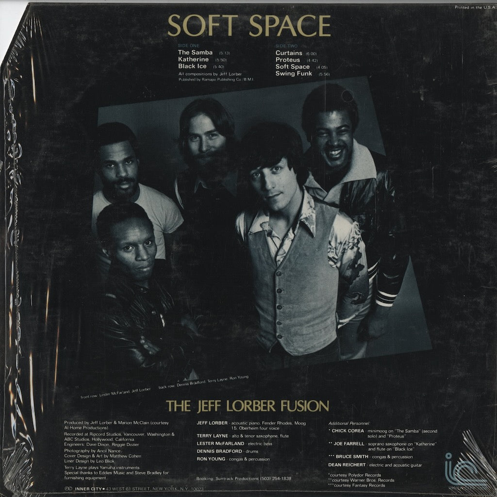 The Jeff Lorber Fusion / ジェフ・ローバー・フュージョン / Soft Space ( IC 1056 )