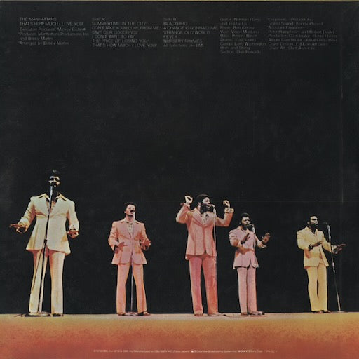 Manhattans - That's How Much I Love You (SOPM169) 1974 JPN CBS Sony｜中古LP