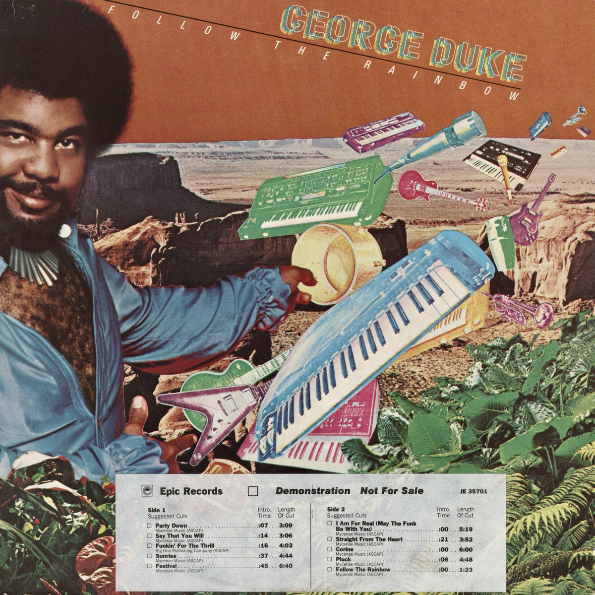 George Duke - Follow The Rainbow (JE 35701) 1979 US Epic｜中古LP