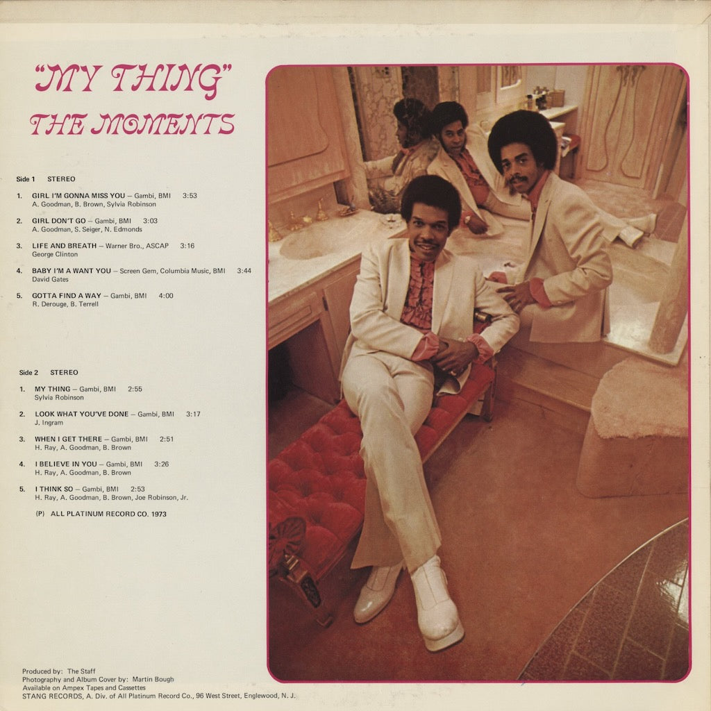 The Moments / モーメンツ / My Thing (ST-1022)
