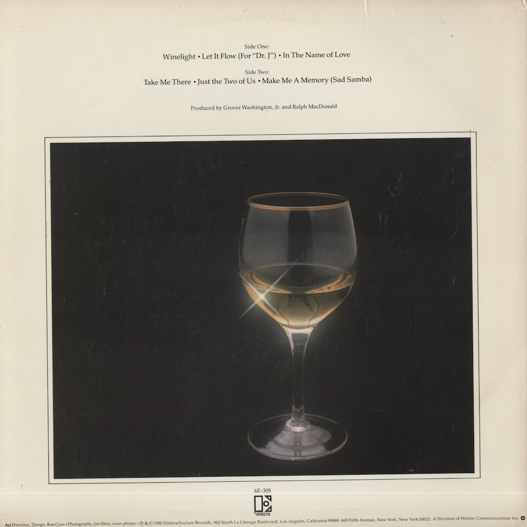 Grover Washington Jr. / グローヴァー・ワシントン・ジュニア / Winelight (6E-305)